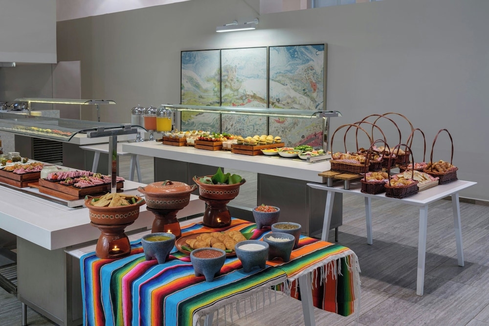 뷔페 아침 식사