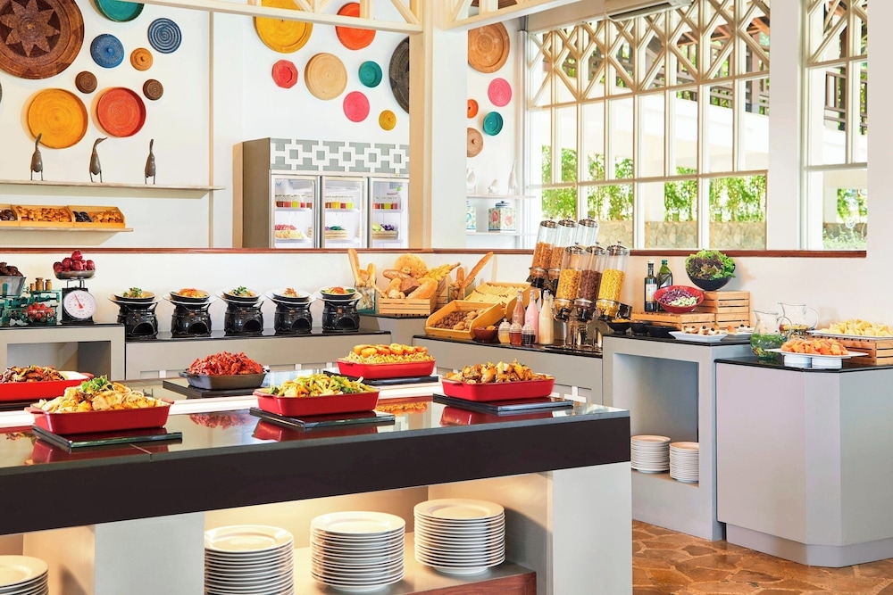 뷔페 아침 식사