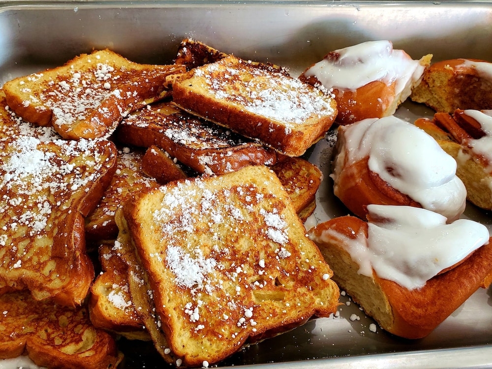 뷔페 아침 식사