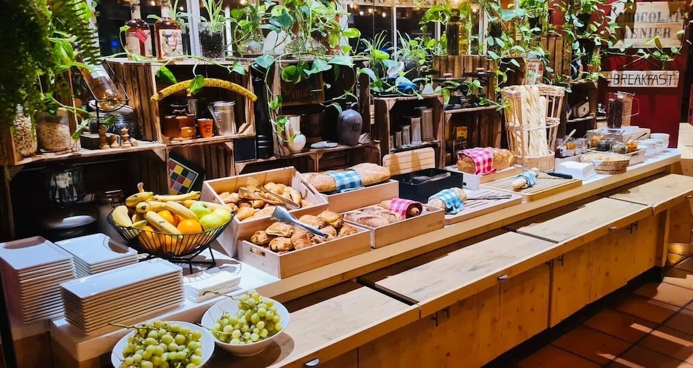 뷔페 아침 식사