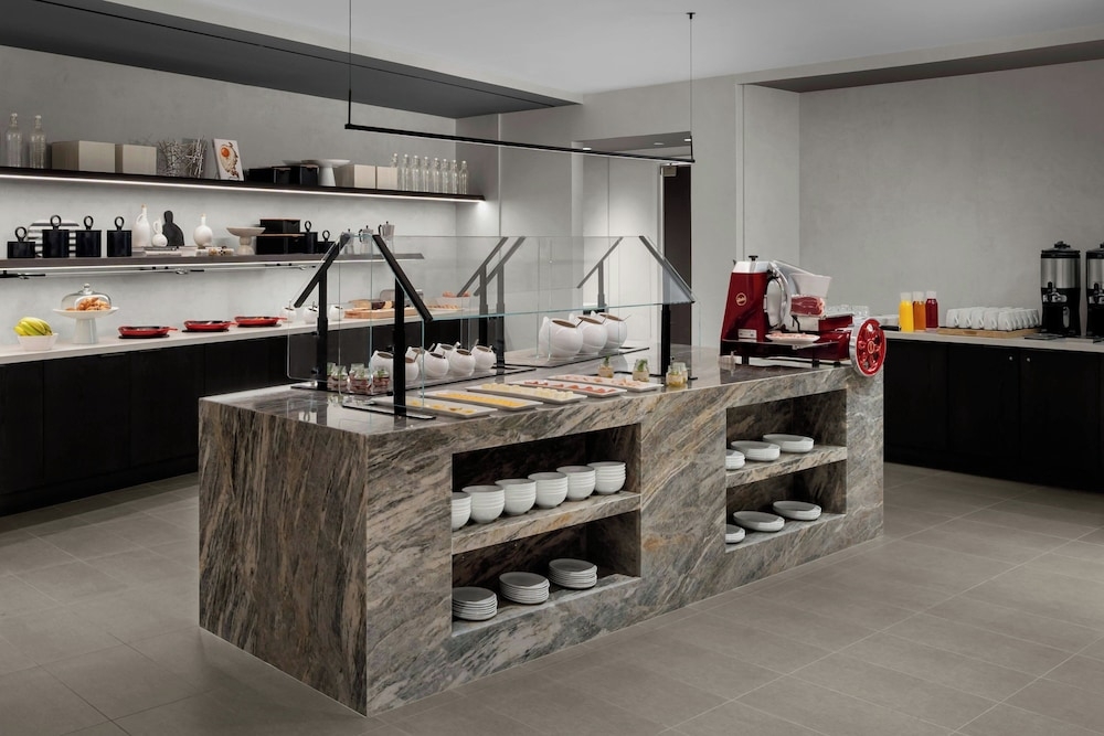 뷔페 아침 식사