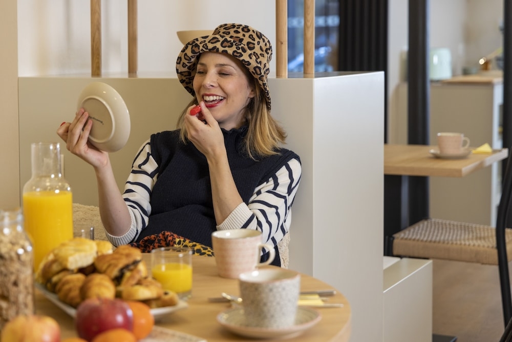 뷔페 아침 식사