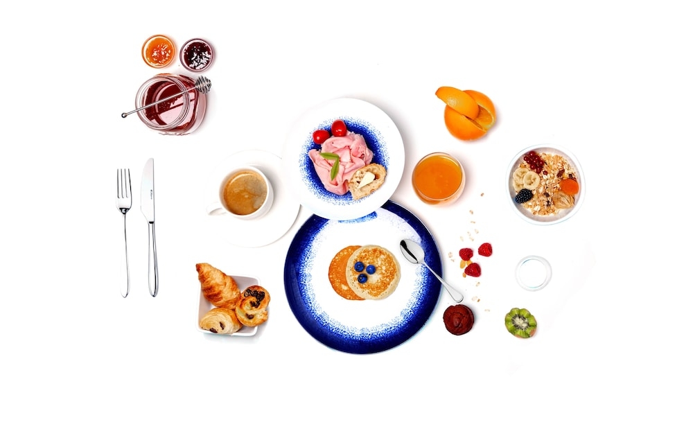 뷔페 아침 식사