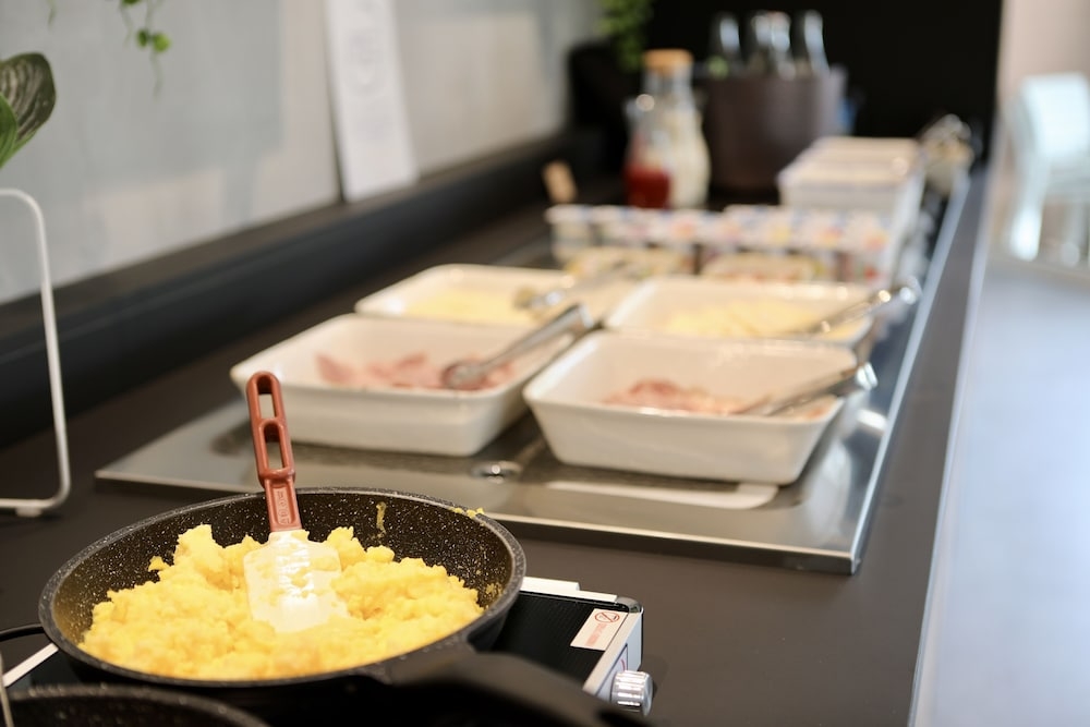 뷔페 아침 식사