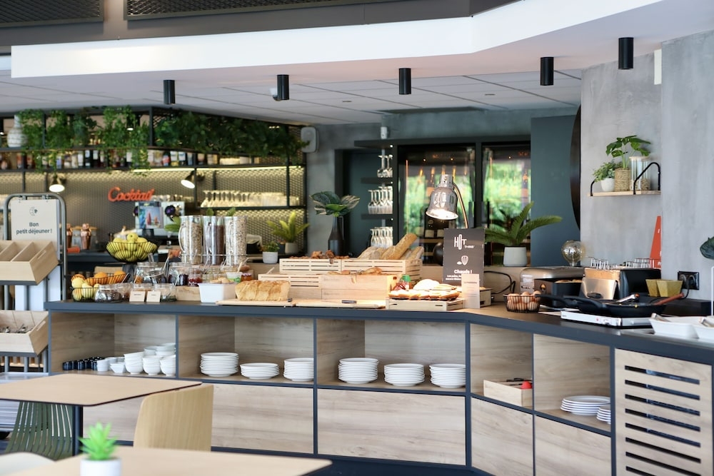 뷔페 아침 식사