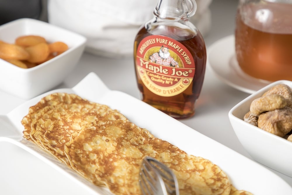 뷔페 아침 식사