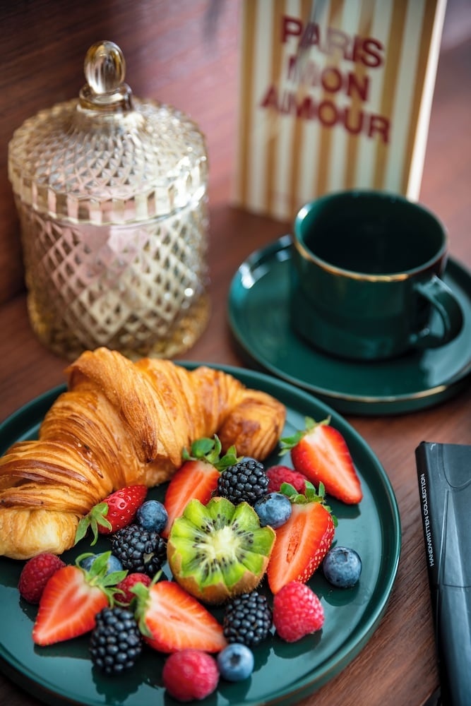 뷔페 아침 식사