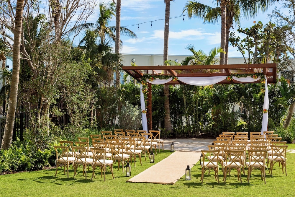 야외 결혼식 공간