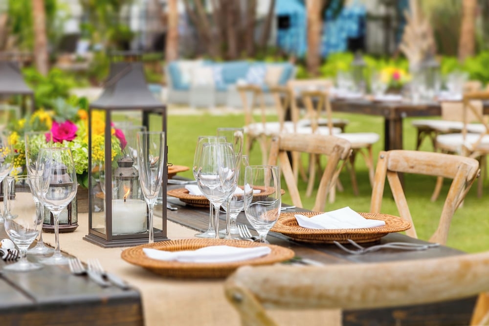 야외 결혼식 공간