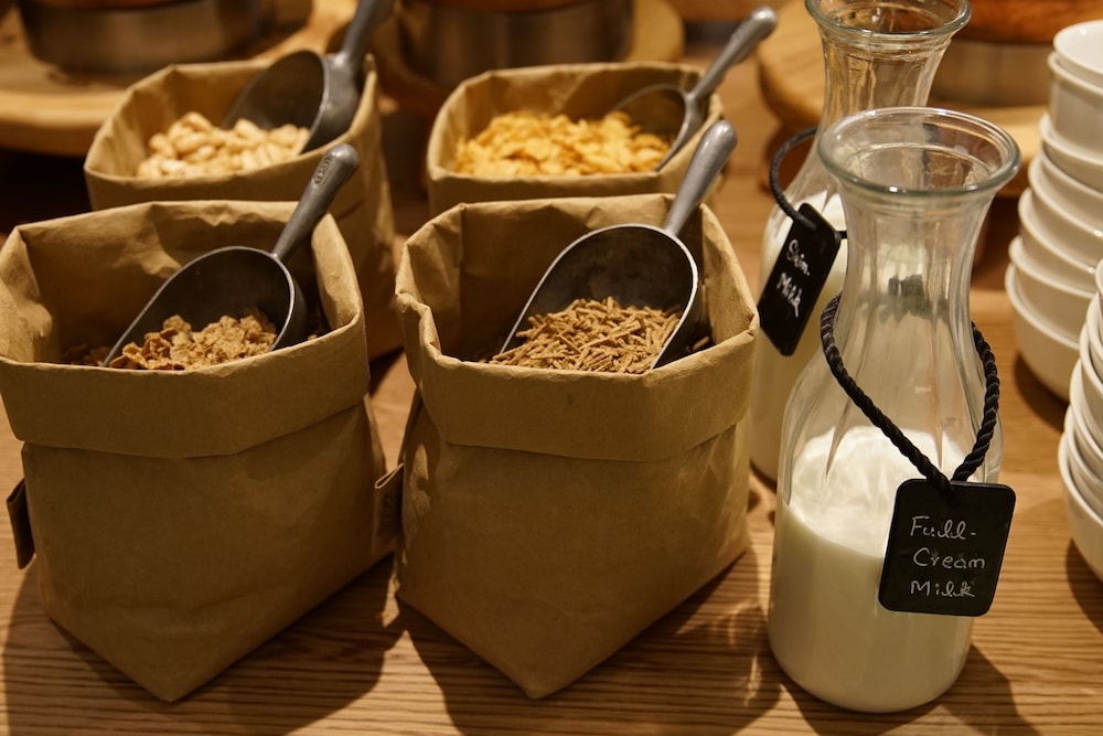 뷔페 아침 식사