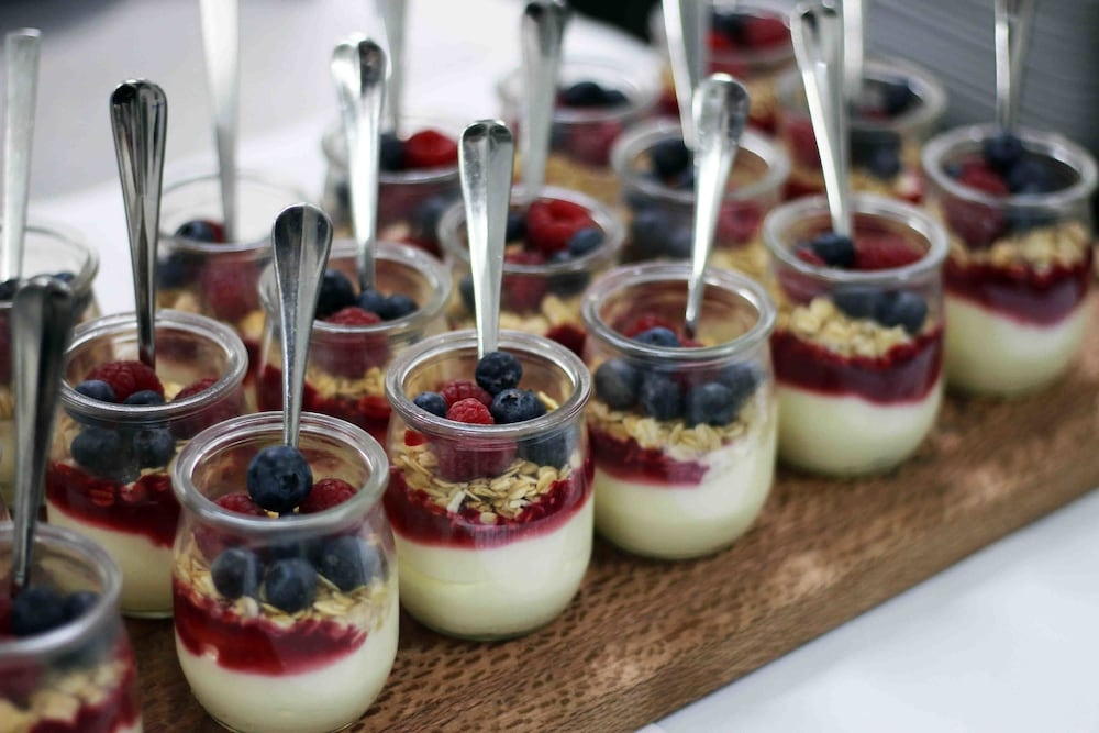 뷔페 아침 식사