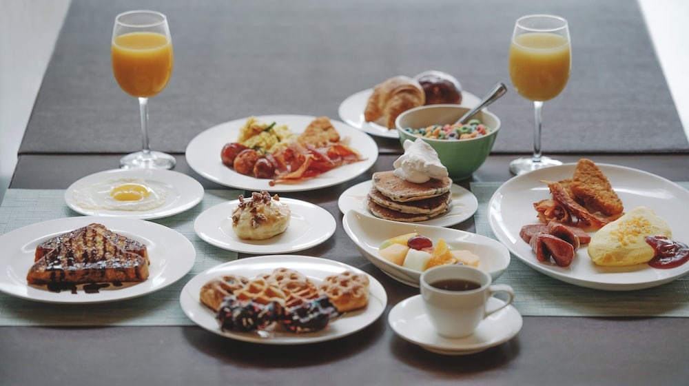 뷔페 아침 식사