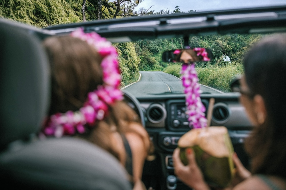 숙박 시설에서 보는 주변 전망