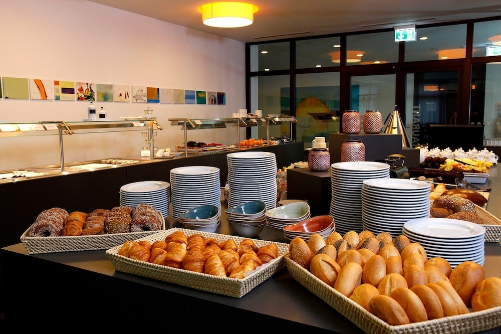 뷔페 아침 식사