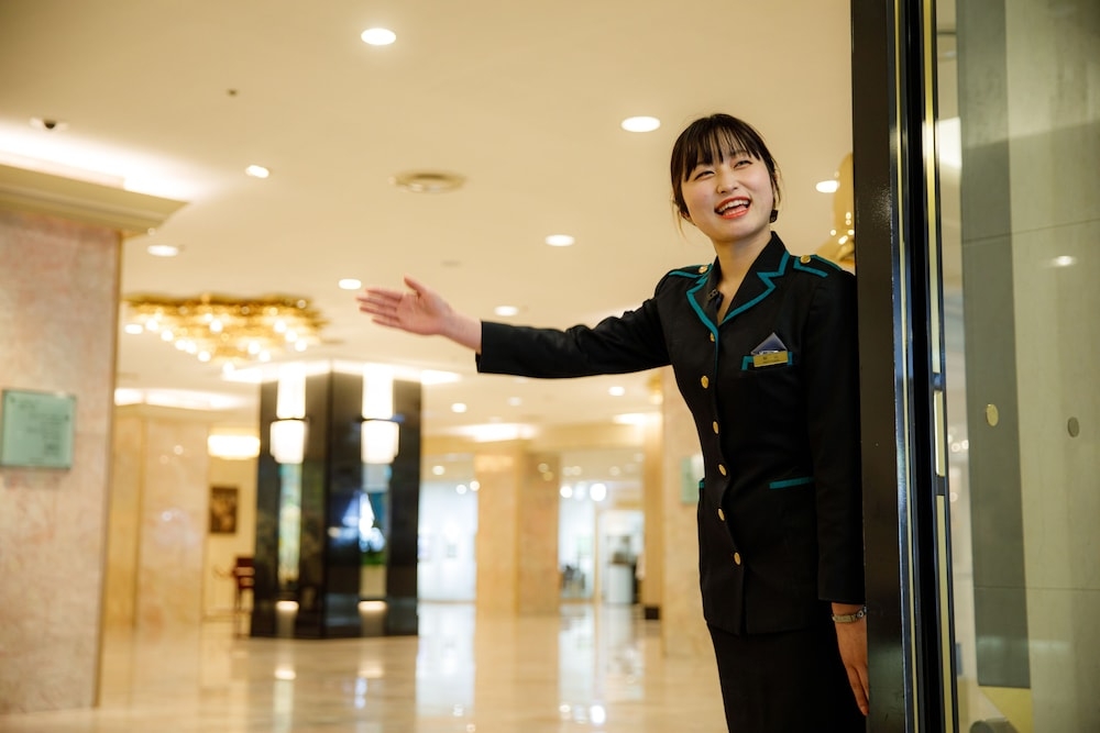 숙박 시설 입구