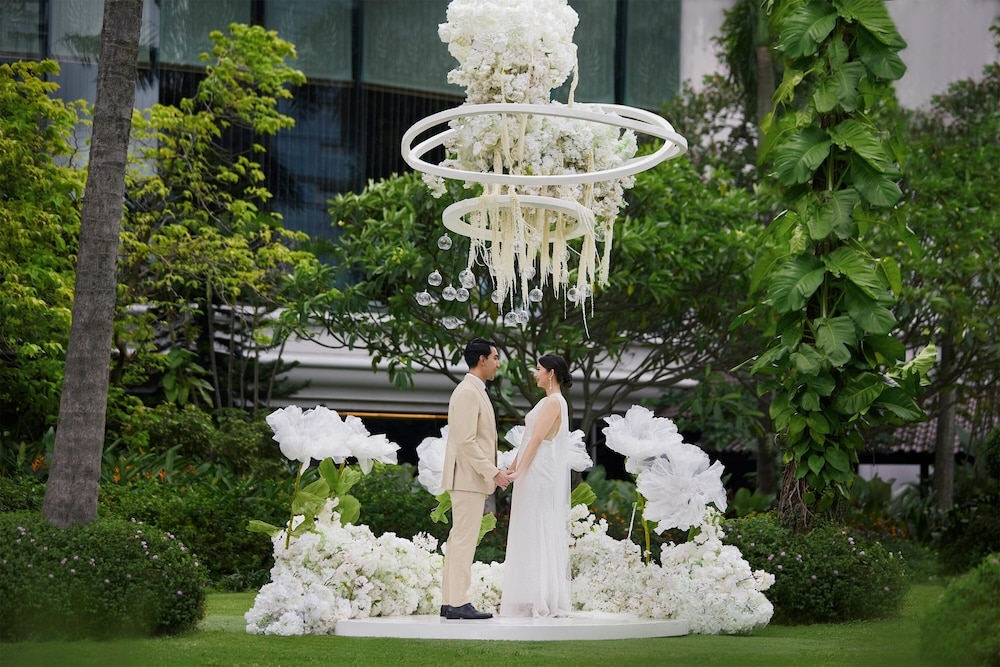 야외 결혼식 공간