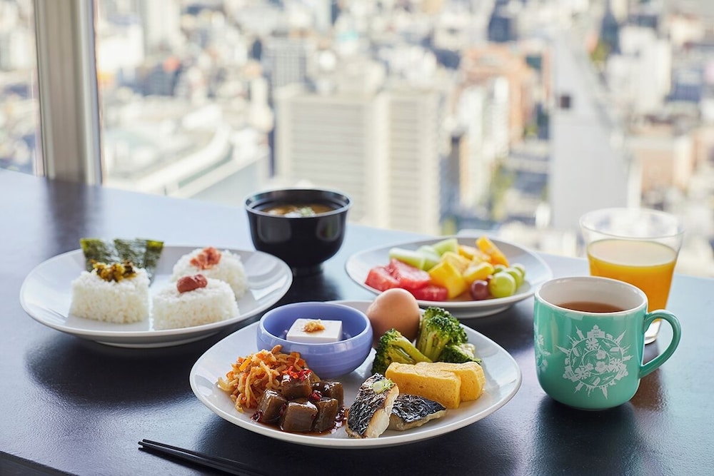 뷔페 아침 식사