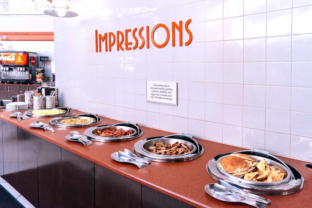 뷔페 아침 식사