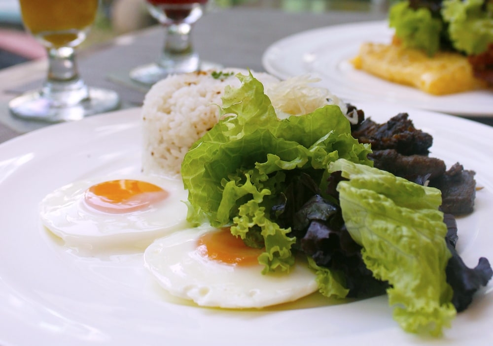 뷔페 아침 식사