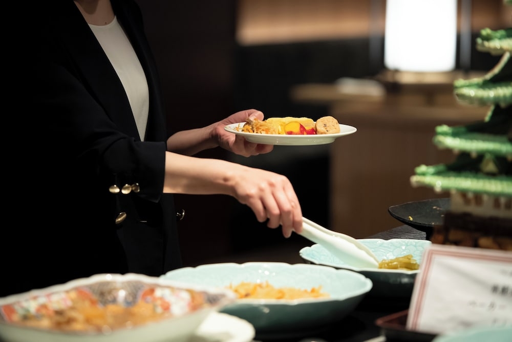 뷔페 아침 식사