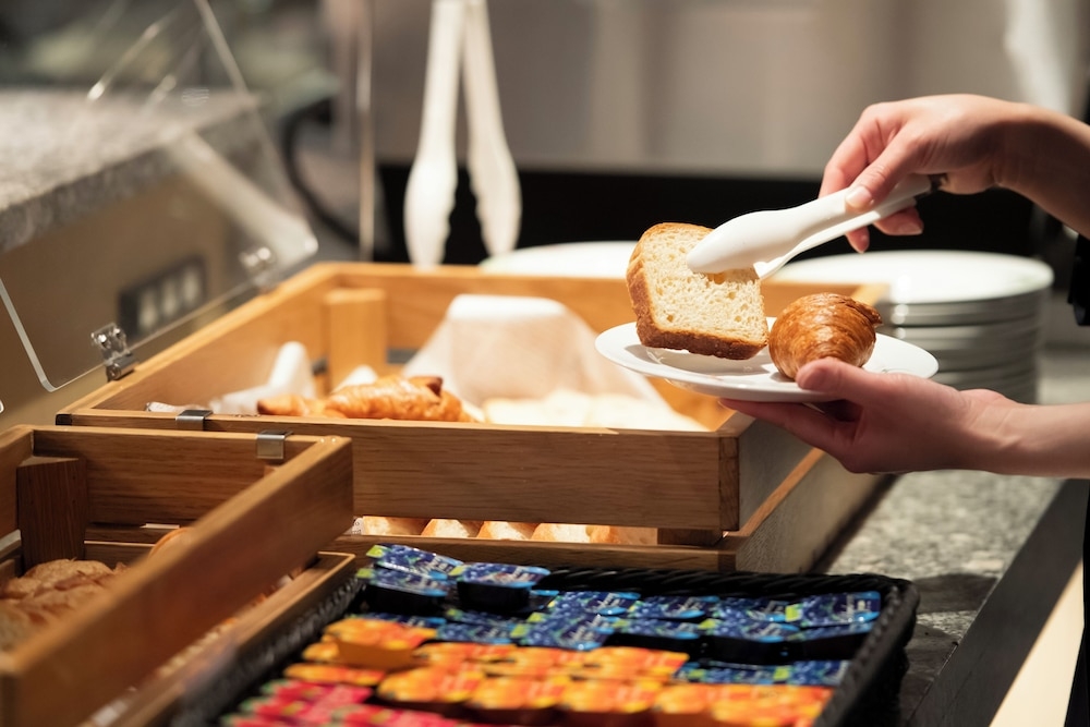 뷔페 아침 식사