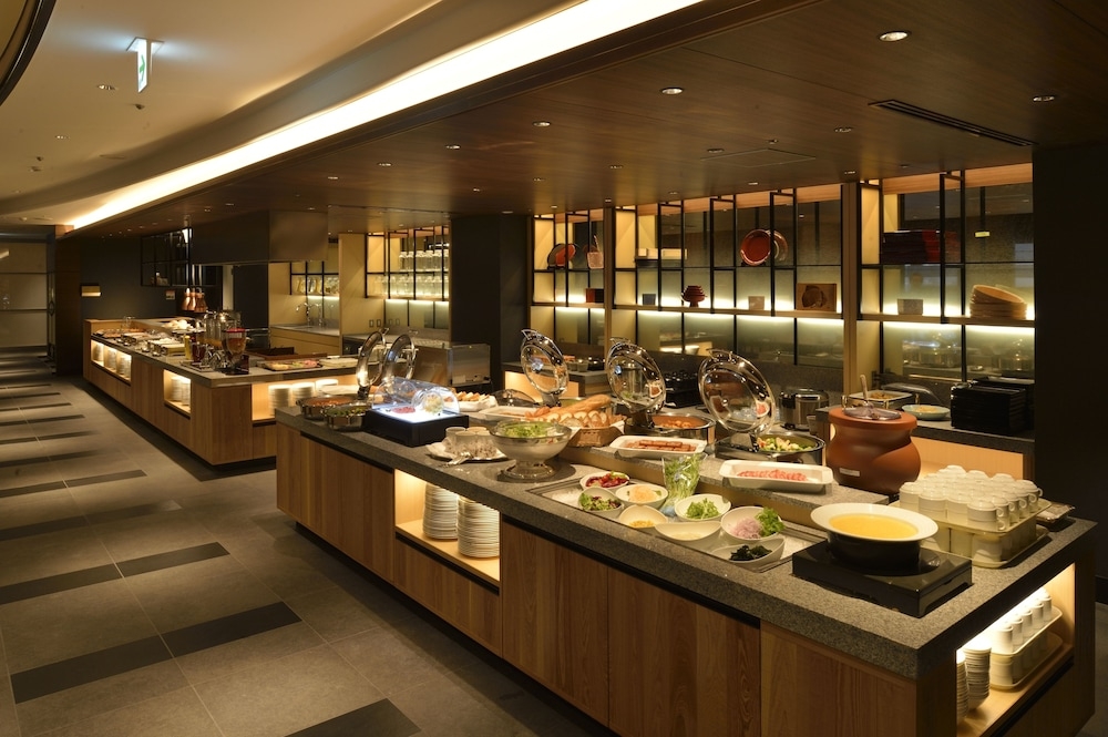 뷔페 아침 식사