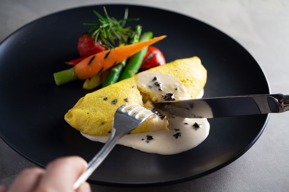 뷔페 아침 식사