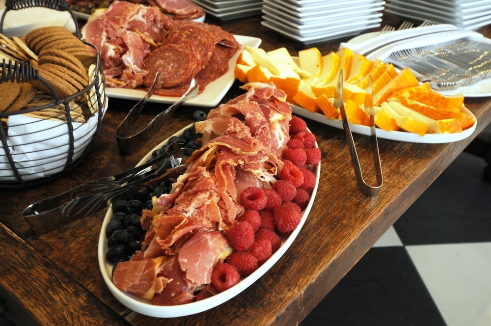 뷔페 아침 식사