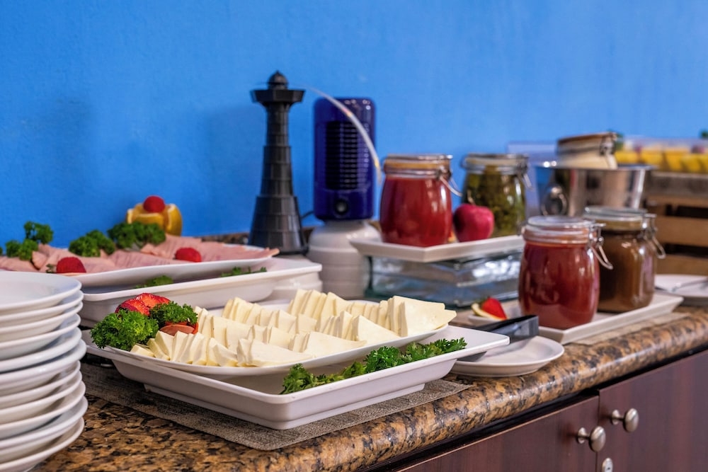 뷔페 아침 식사