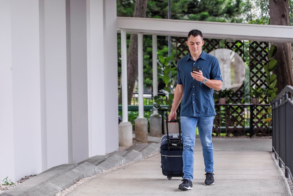 숙박 시설 입구