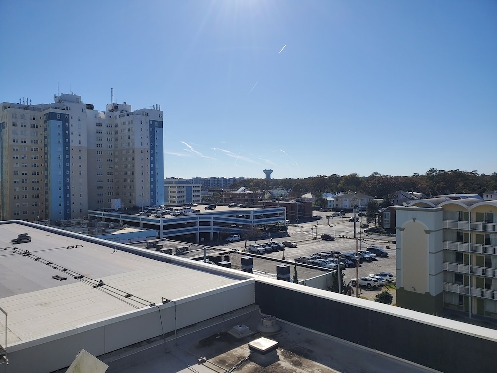 숙박 시설에서 보는 시내 전망