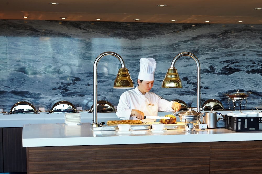 뷔페 아침 식사