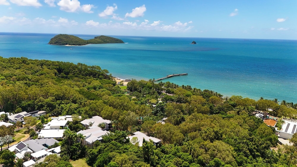 숙박 시설에서 보는 주변 전망