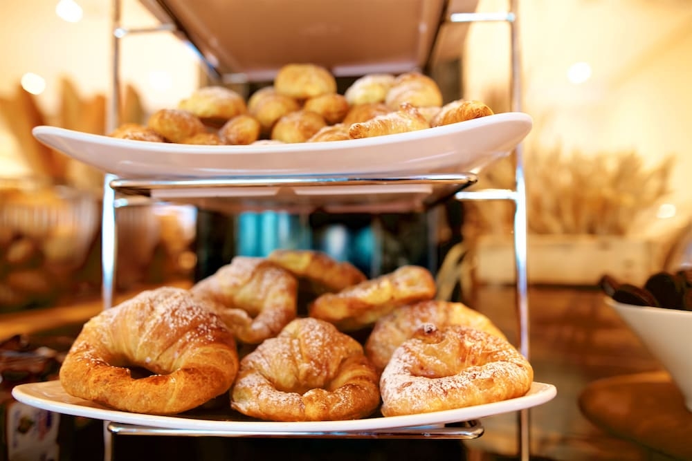 뷔페 아침 식사