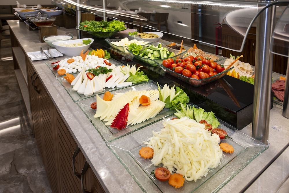 뷔페 아침 식사