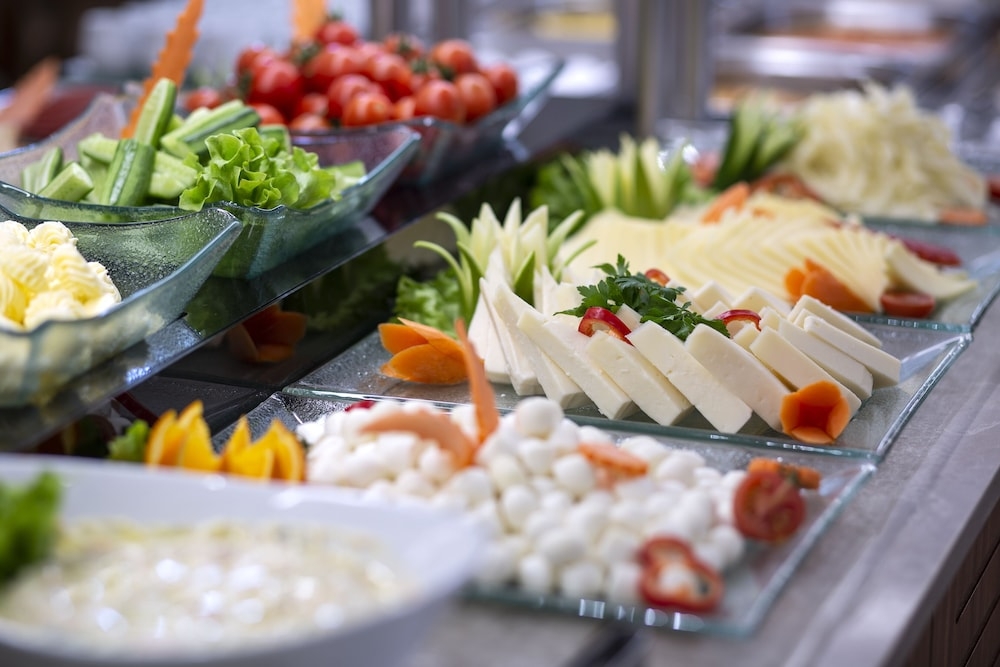 뷔페 아침 식사