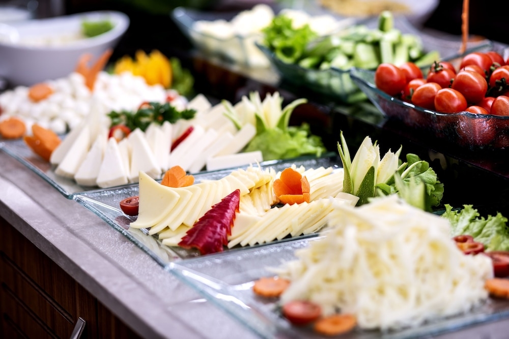 뷔페 아침 식사