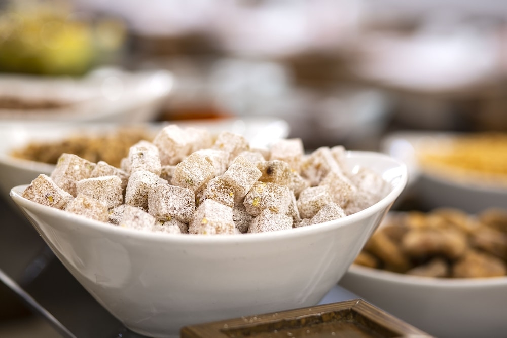 뷔페 아침 식사