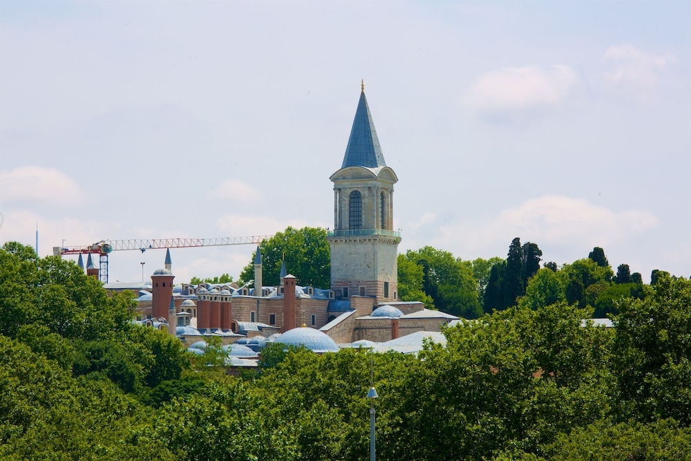 숙박 시설에서 보는 시내 전망