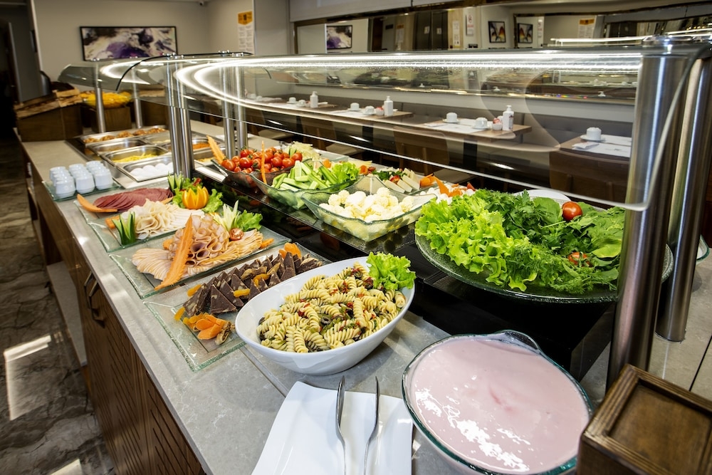 뷔페 아침 식사