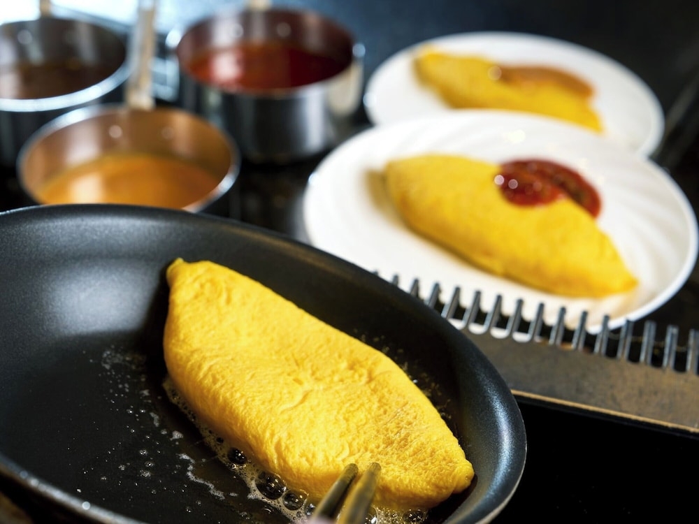 뷔페 아침 식사