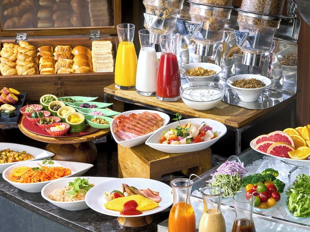 뷔페 아침 식사