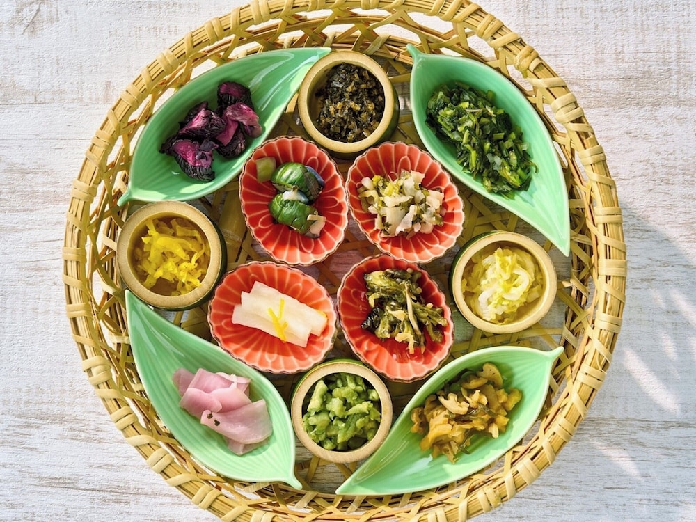 뷔페 아침 식사