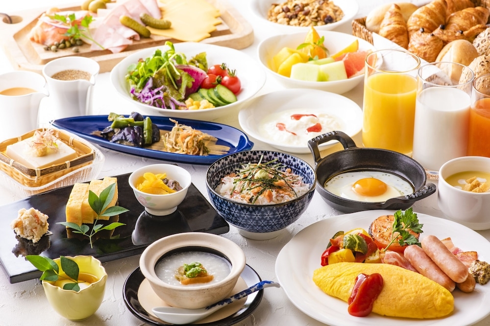 뷔페 아침 식사