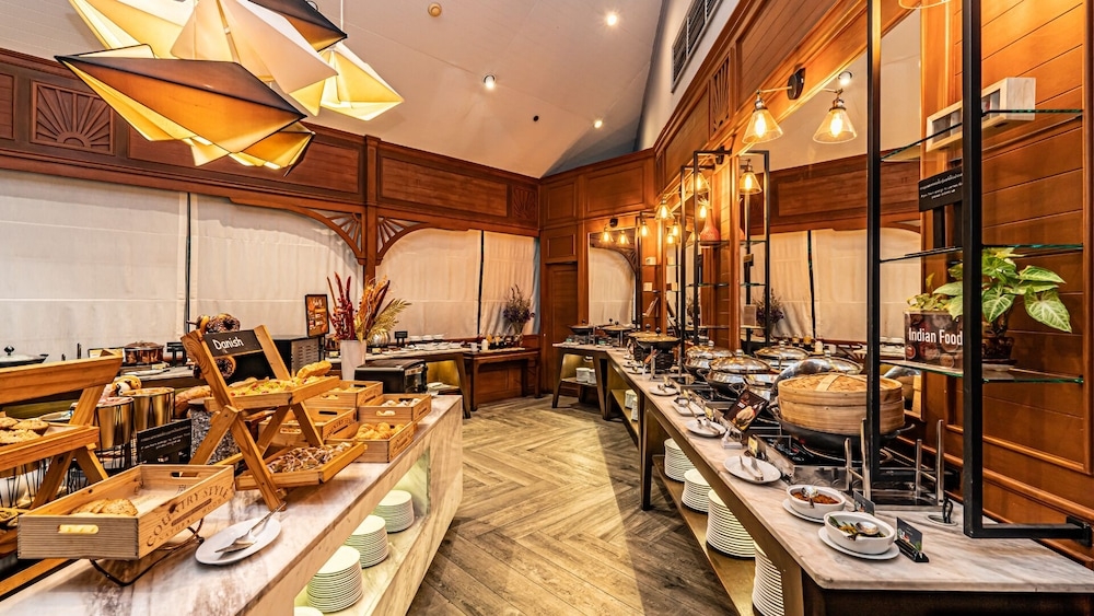 뷔페 아침 식사