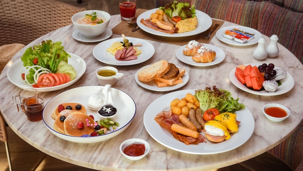 뷔페 아침 식사