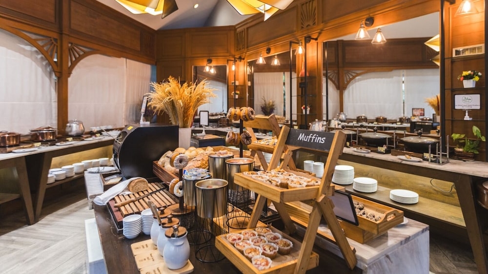 뷔페 아침 식사