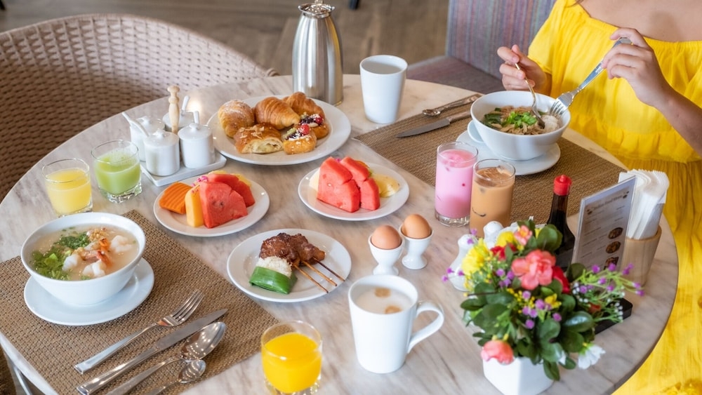 뷔페 아침 식사