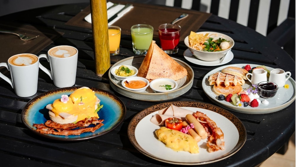 뷔페 아침 식사