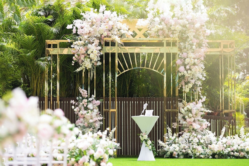 야외 결혼식 공간